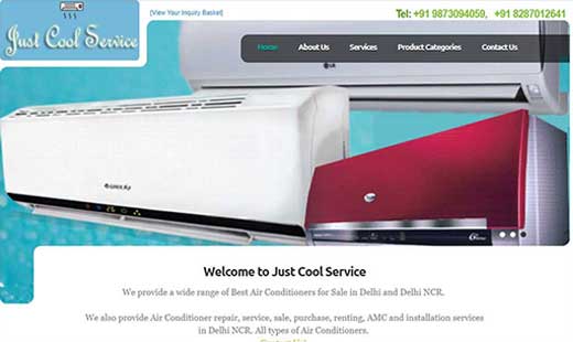 Air Conditioner supplier and mechanic Website developer in south Delhi