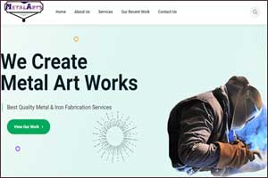 Metalarts Website Design Development in Delhi NCR