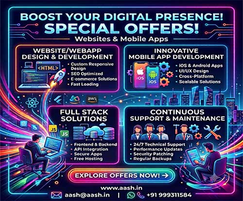 Aash Full Stack Development - Web & App Design And Web & App Development from Delhi NCR India