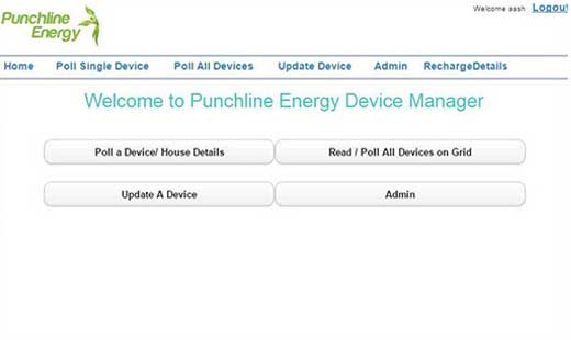 Pre-paid Electricity Meter Application for Intranet developer in south Delhi